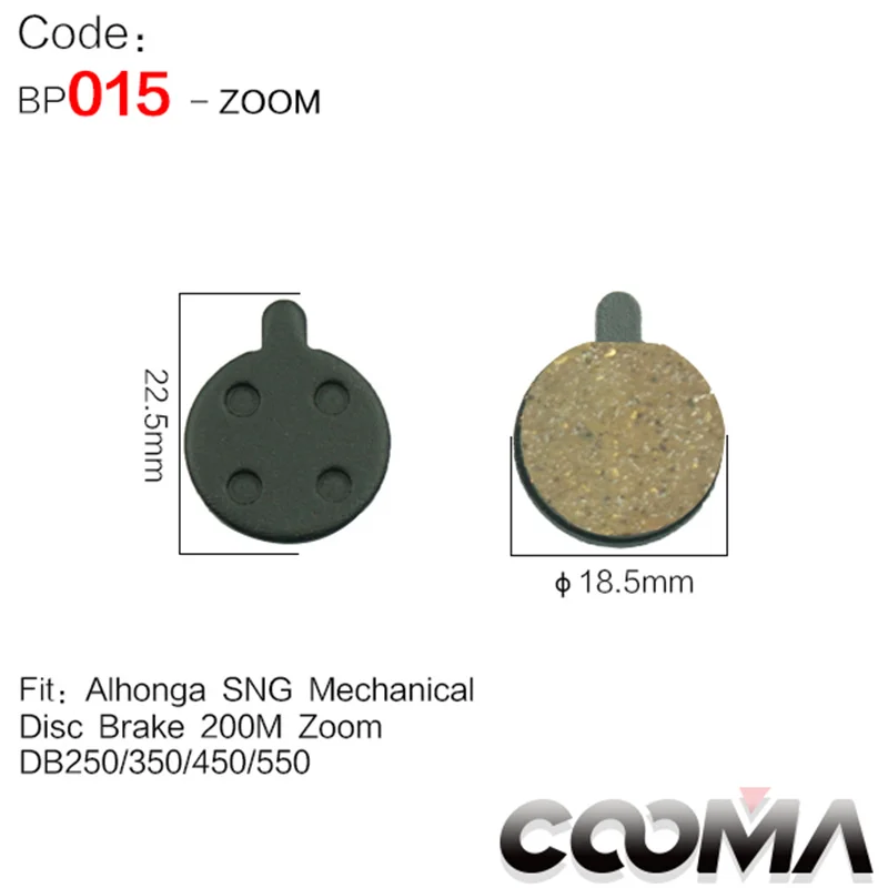 015-ZOOM 4 пары 8 шт. велосипедные дисковые Тормозные колодки для SHIMANO SRAM AVID HAYES TEKTRO Magura формула и скутер, link-2 - Цвет: 015-ZOOM
