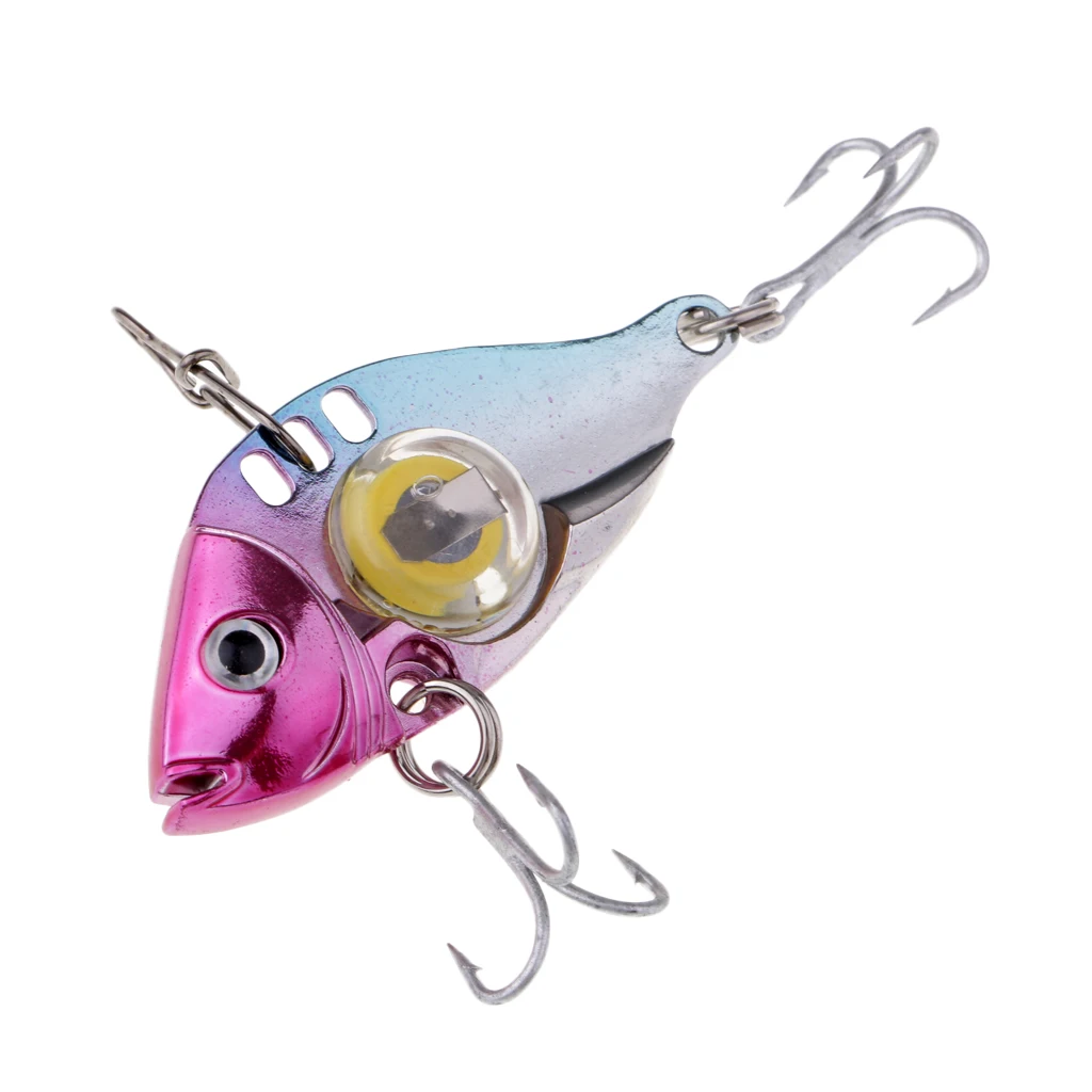 FLASHING LED Flash LIGHT Fishing Lure BAIT Deepwater Crank Bass Pike Casting