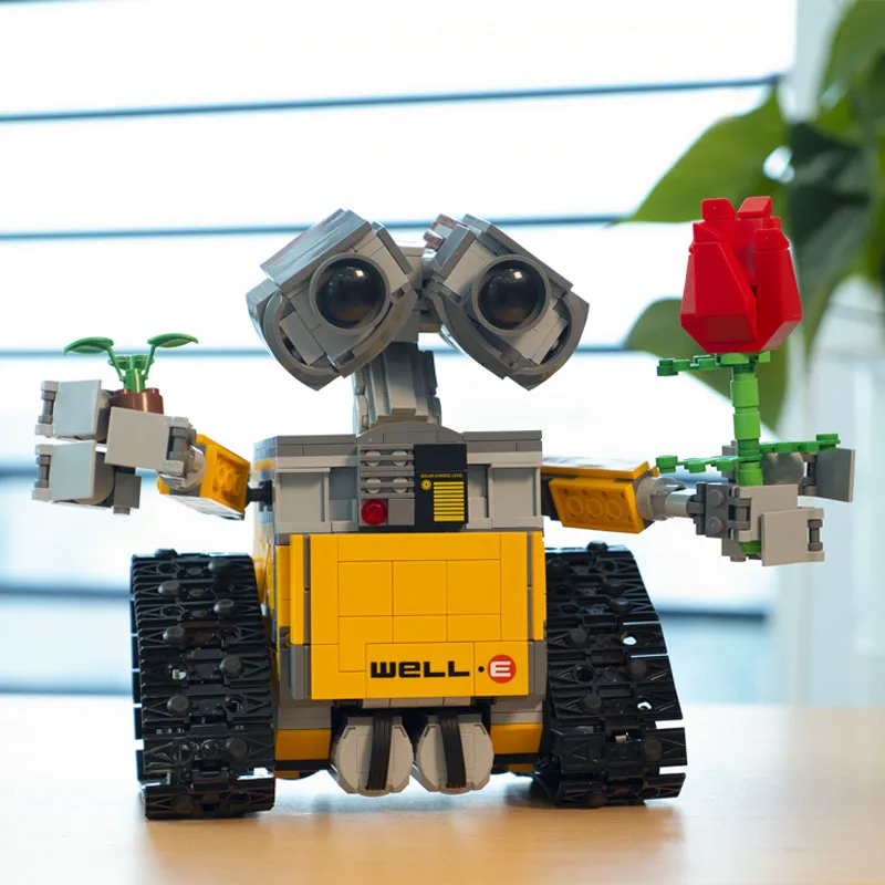 16003 идеи лего technic Creator WALL E робот RC Eve Playmobil строительные блоки кирпичи Фигурки