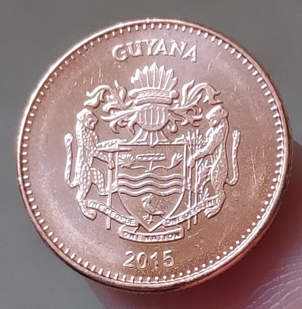 

17mm GUYANA ,100% Real Genuine Comemorative Coin,Original Collection