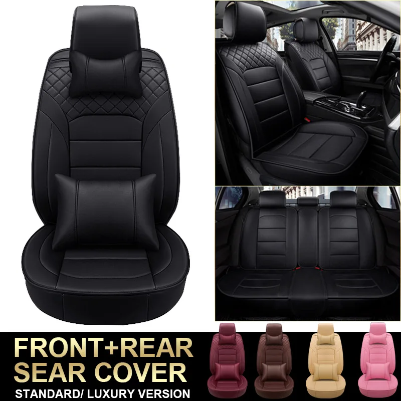 

Universal Luxury PU Leather Full Car Set Seat Cover Auto Seat Protector For Chevrolet Aveo for Cruze lacetti Captiva
