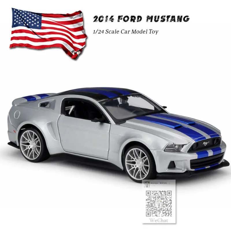 MAISTO 1/24 масштабная модель автомобиля игрушки США Ford Mustang уличный гонщик литая металлическая модель автомобиля игрушка для коллекции, подарка, детей