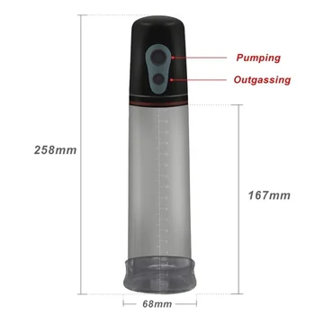 Male Enlargement Vibrator Electric Pump Vacuum Penis Pumps  Penis Sleeve Enlargement Vacuum Pumps Electric Automatic Penis Pump 2