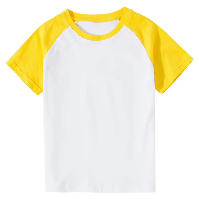 Best Seller Boys & Girls Patchwork T-shirts For Baby Child Summer Cool Short Sleeve T-shirt Cotton Tees Clothing Kids Shirt Tops