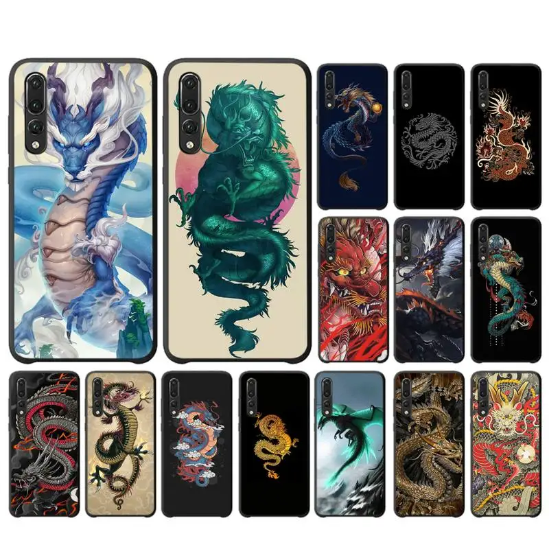 YNDFCNB чехол для телефона в китайском стиле с драконом Huawei P30 40 20 10 8 9 lite pro plus Psmart2019 |