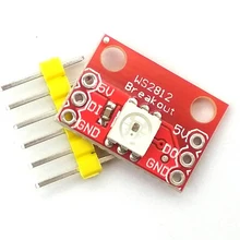 

2 pcs WS2812B RGB LED Shield Board WS2812B Module WS2812 For Arduino