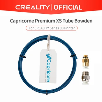 

Capricorn Bowden PTFE Tubing XS Series 1M+1Pcs Quick Fitting + 1Pcs Straight Pneumatic Fitting Push to Connect for 3D Printer