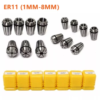 

1pcs ER16 1-10MM 1/4 6.35 1/8 3.175 1.5 2.5 Spring Collet High Precision Collet Set For CNC Engraving Machine Lathe Mill Tool