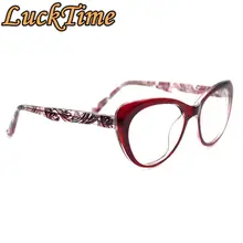 LuckTime повседневные Модные женские очки, оправа в стиле ретро, круглые женские очки для близорукости, оправа для очков Lucky Time по рецепту, оптическая оправа#6014