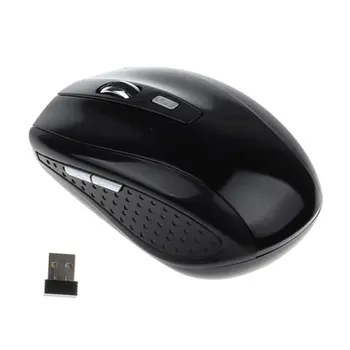 

2.4G Wireless Mouse Portable Optical 6 Buttons 1600 Dpi Mice For Computer Pc Laptop Gamer Black Blue Green Red Color Mouse
