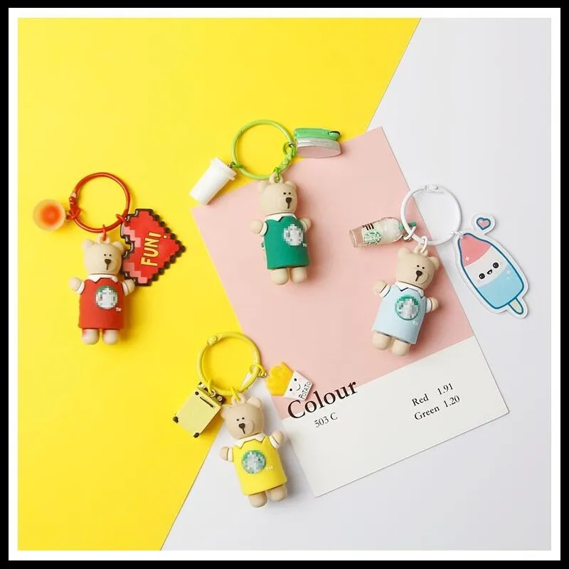 

2019 NEW Cute Creative Airpods Pendant Car Keychains Women Girls Charm Bags key chain Accessories Lovers Key ring Wholesale