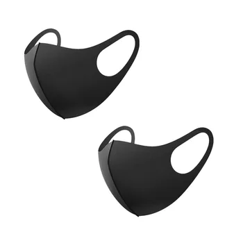 

Anti-Dust Black Mouth Mask Unisex Cotton Face Mask for Cycling Camping Travel for Kids Teens Men Women,