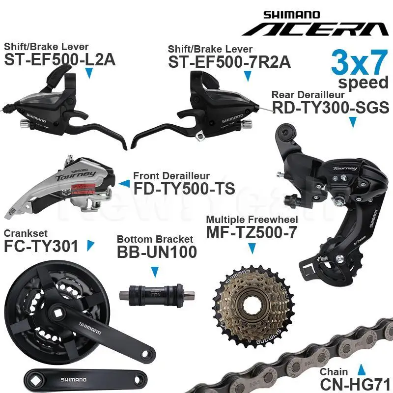 Desviador Trasero Shimano Rd-m310 Altus Series 7/8 Velocidad | Cuotas Sin Interés