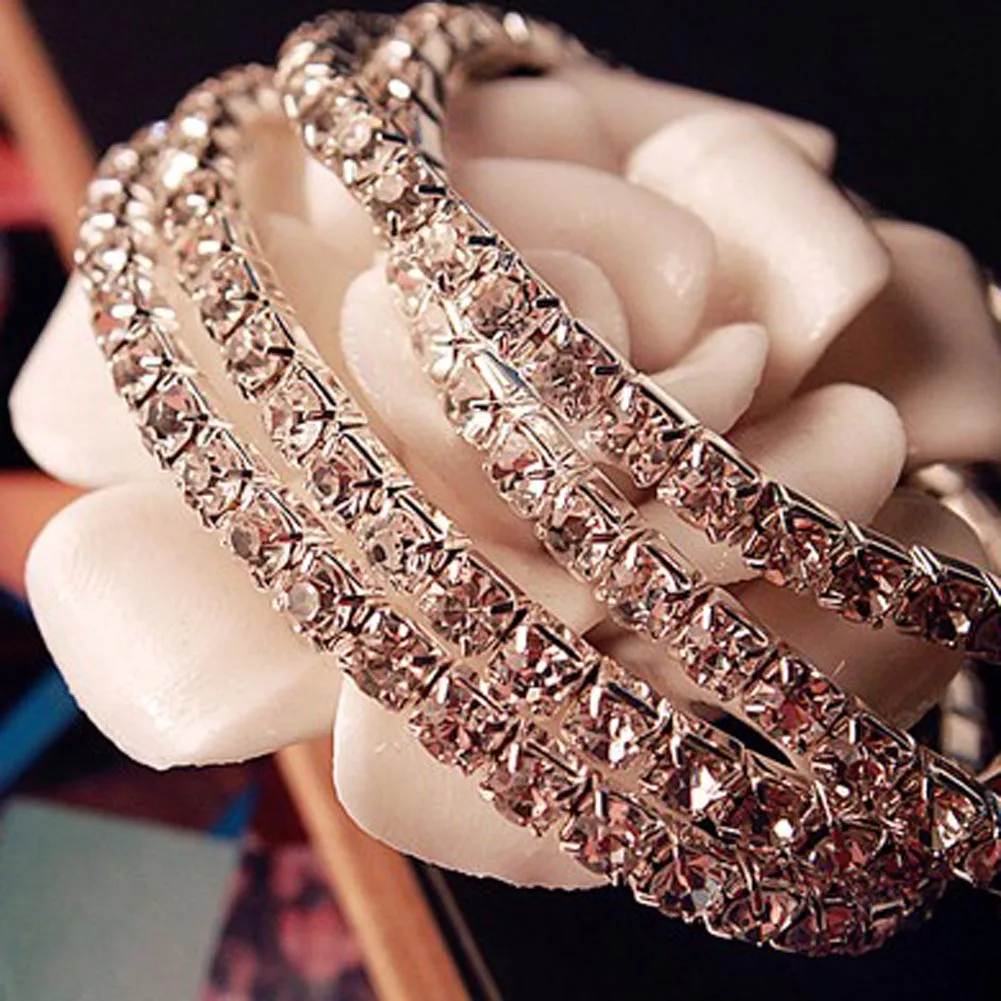 2020 New Bracelet Fashion Flash Gift Elastic Stretch Bracelet Diamond Handmade Crystal Bracelet Flash