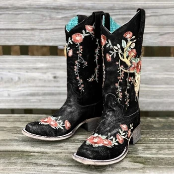 

Women's Ladies Retro Bohemian Style Ankle Boots Booties Casual Shoes Women's Winter Autumn Boots Botas Mujer Invierno 2020