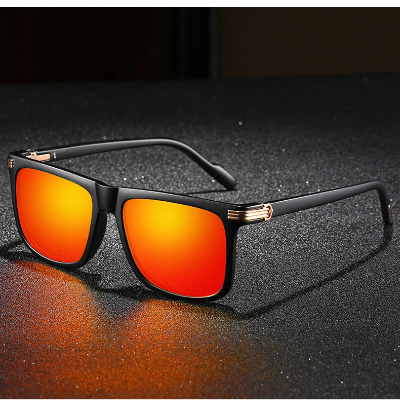 YOK'S, для отдыха, квадратные поляризованные солнцезащитные очки для мужчин и женщин, TR90, регулируемые дужки, очки для вождения автомобиля, тени, антибликовые очки, UN1396