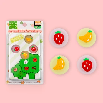

Fruit Thumb Grip Cap Switch Rocker Cap Animal Crossing Joystick Cover JoyCon Handle Case Shell For Nintendo Switch Accessories
