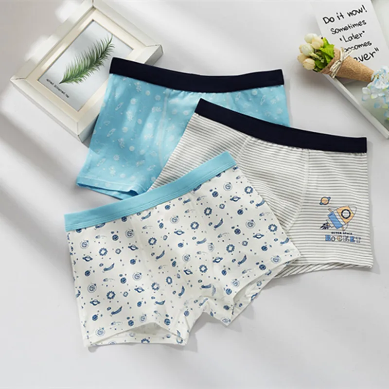 5Pcs/lot Kid Boys Underwear Cartoon dinosaur Baby Panties Cotton Boys Briefs Teenage Panties Children's Boxer Underpants Briefs