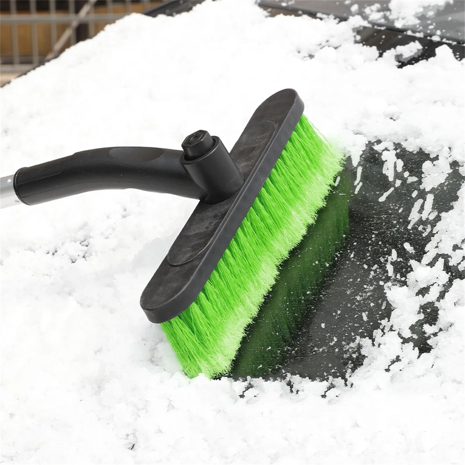 Winter Car Windshield Ice Scraper Glass Snow Brush Extendable Stainless Steel Remover Cleaner Tool Broom Wash Accessories | Игрушки и