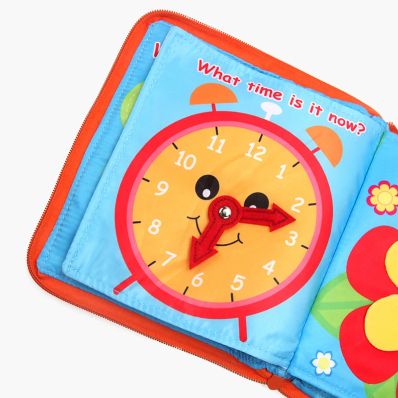 Сделай Сам обучающая игрушка Детский 3d блокнот Обложка из мягкой ткани раннего