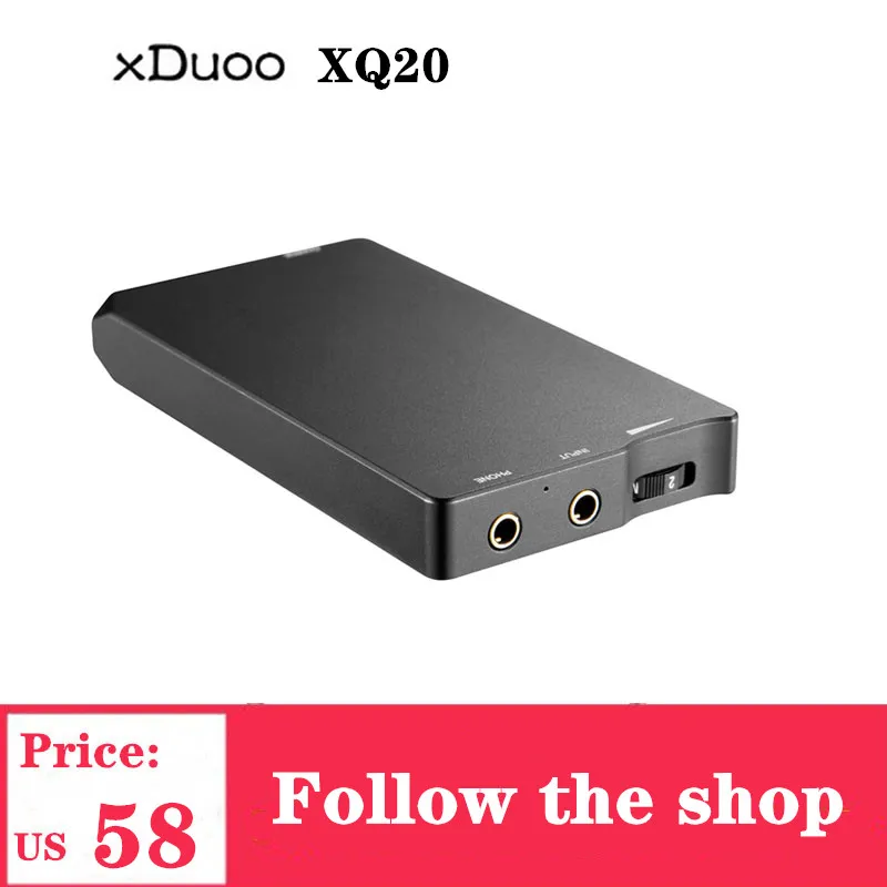 XDUOO XQ20 Player High Thrust Lower Distortion Lower Noise Portable Headphone Amplifer With Earphones