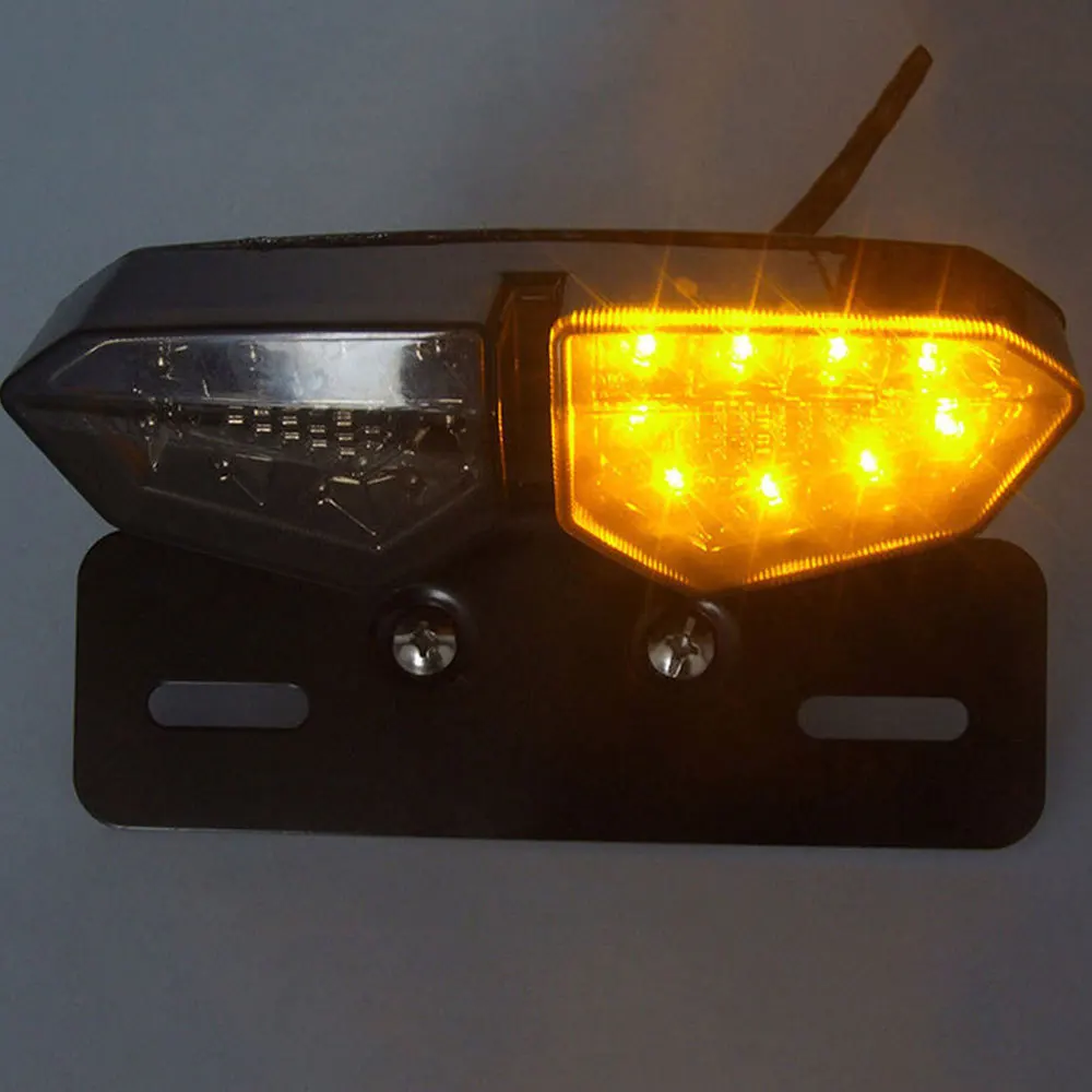 12V задний тормоз поворотник номерного мотоцикл светодиодный фонарь МОТОЦИКЛ