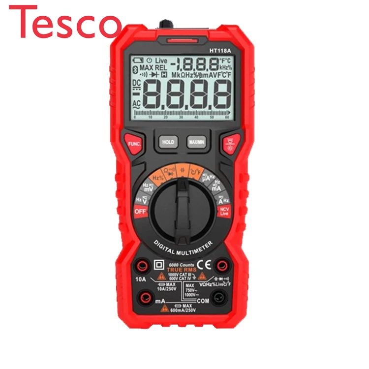 

HT-118A 6000 Counts Digital Multimeter T-RMS/Autorange Multimeter smart chip Multimeter Digital