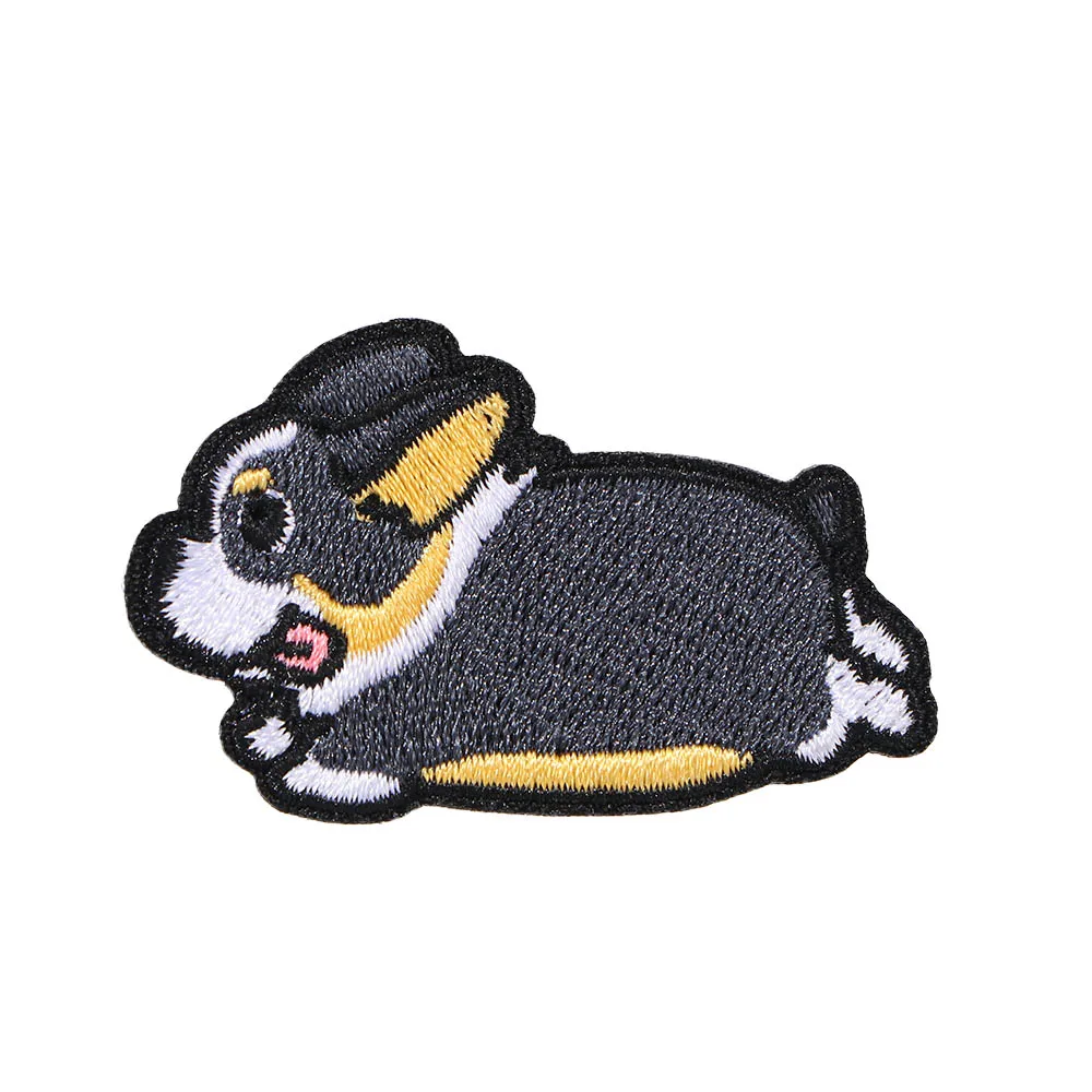 Corgi Embroidered Patch — Iron or Sew On