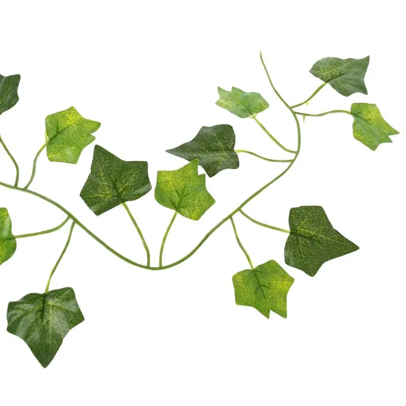 Искусственная лоза для рептилий, ящериц декорация для террариума хамелеоны подъем отдых растения листья