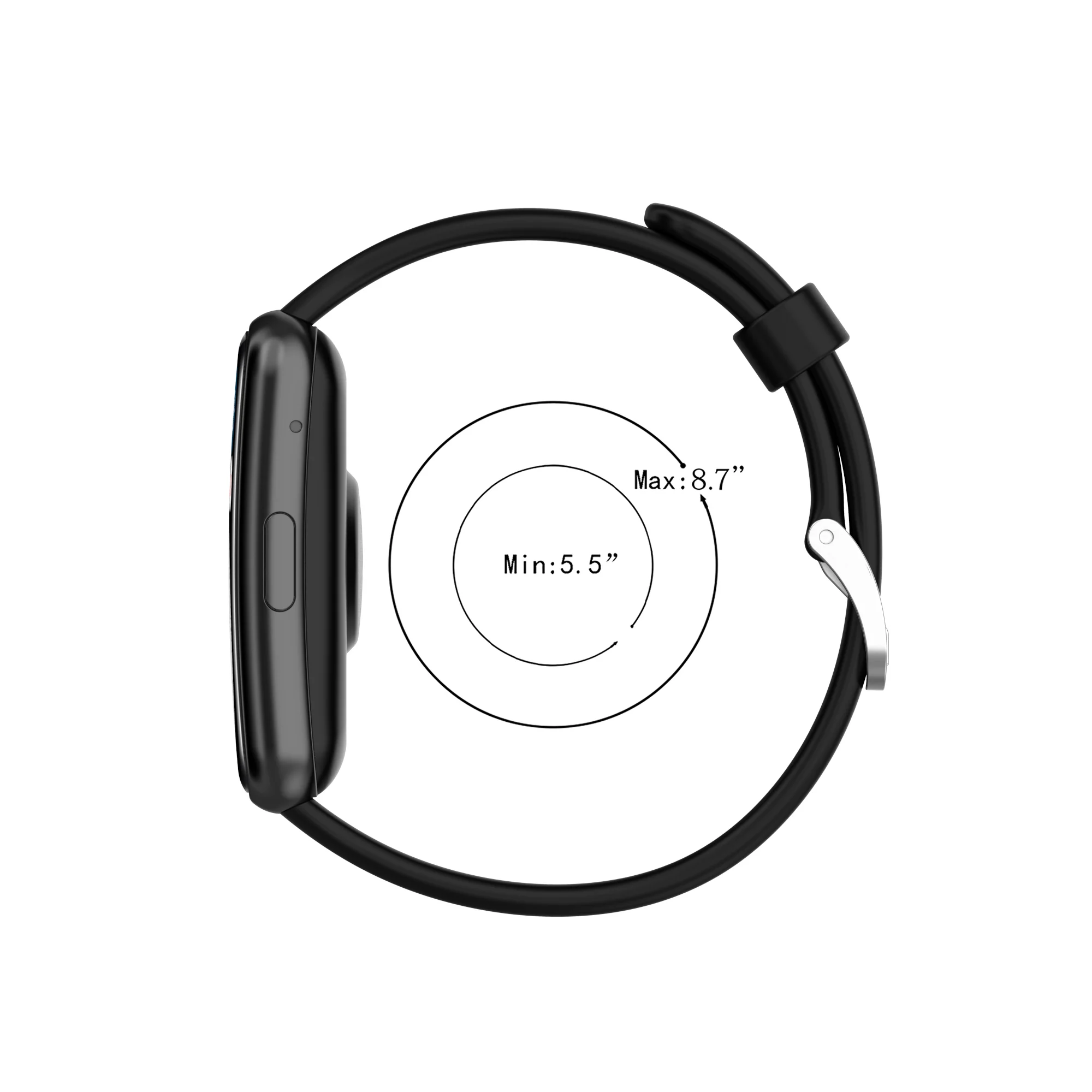 Силиконовый ремешок для Huawei Watch Fit инструмента чехол часов протектор экрана