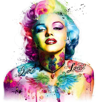 

LZAIQIZG New Arrivals Diamond Marilyn Monroe 5D Diamond Painting Full Square/Round DIY Diamond Embroidery Rhinestones Pictures