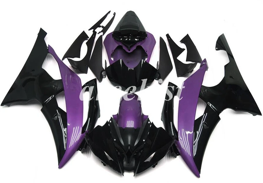

New ABS Injection Mold Fairings Kit Fit For YAMAHA YZF - R6 2008 - 2016 08 09 10 11 12 13 14 15 16 Bodywork set Purple black