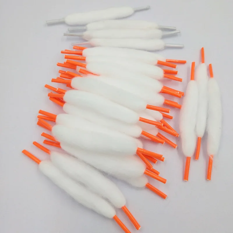 

200pcs vape Coil Preloaded Cotton Strips for DIY RBA RDA RTA RDTA Rebuildable Vape Tank Atomizer Wick Bacon Cotton Organic