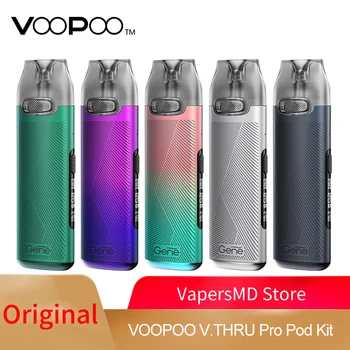 

Original VOOPOO V.THRU Pro Pod Kit 900mAh battery & 3ml Pod Cartridge with 0.7 & 1.2ohm Dual Pod E-Cigs Vaporizer OLED screen