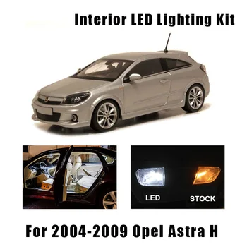 

15 Bulbs White Canbus Car LED Interior Light Kit Fit For 2004-2009 Opel Astra H Map Dome Cargo Vanity Mirror Light