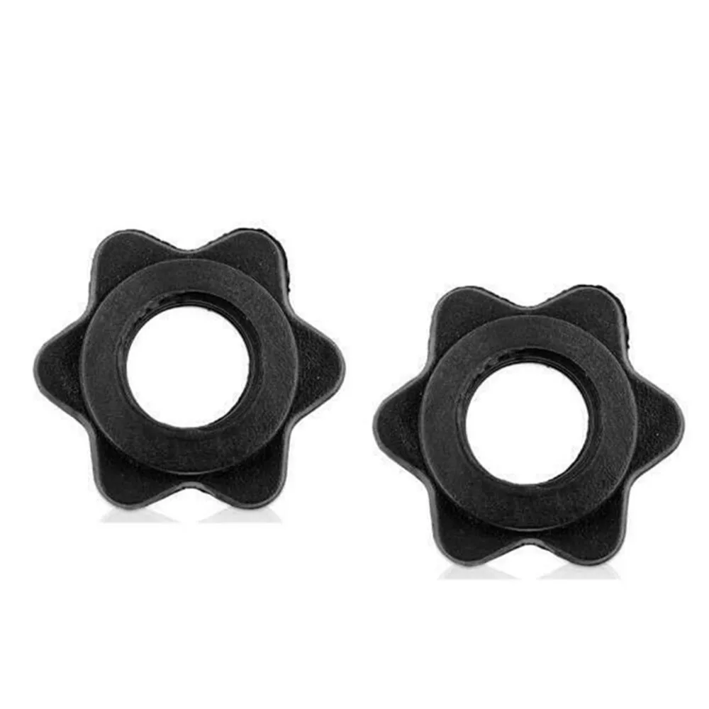 Weight Lifting Accessories 1pair Weight Check Nut Barbell Bar Clips Spin Lock Screw 25.4mm Dumbbell Spinlock Collars