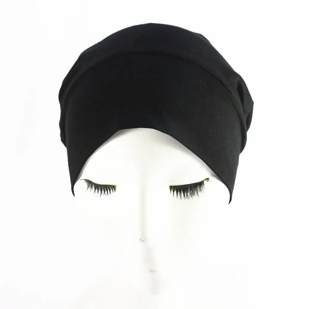 Широкая полоса женская ночная шапочка для сна Уход за волосами атласная выстроченная высокая эластичная Ночная шапка Дамская шапка для ухода за волосами Инструменты для женщин
