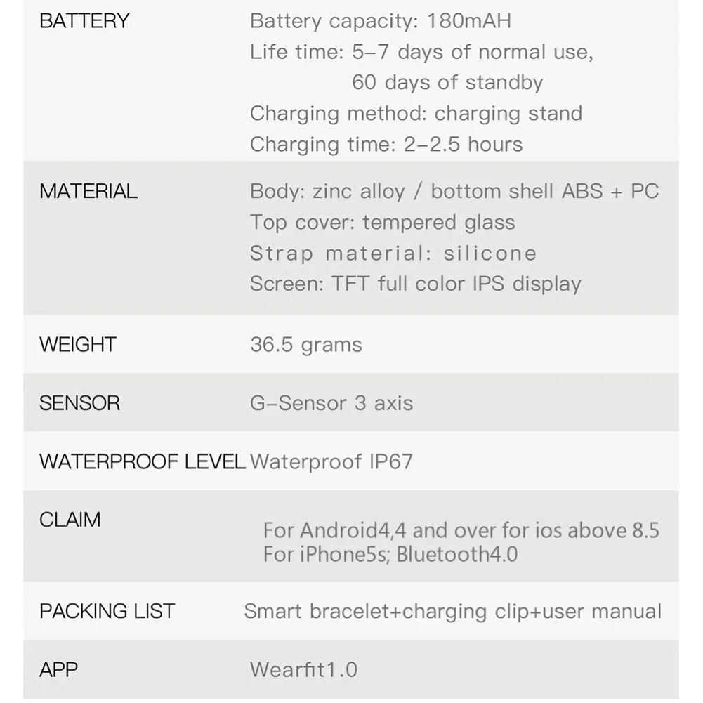 2020 New A6 Plus Waterproof Wrist Watch Heart Rate Blood Pressure Monitoring Fitness Smart Bracelet For Android IOS Support APP
