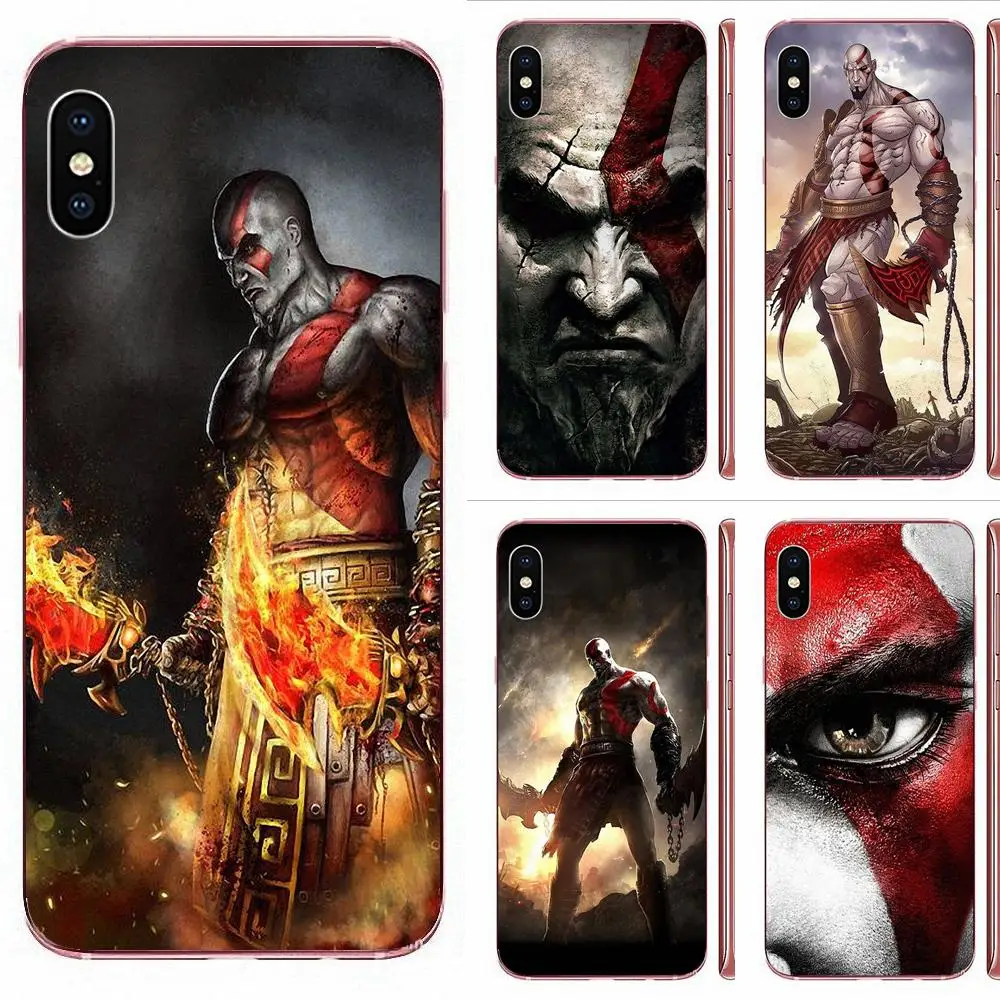 Silicone Skin Cover Kratos God Of War For Xiaomi CC9E Mi3 Mi4 Mi4i Mi5 Mi 5S 6 6X 8 9 SE Play Plus Pro Lite A1 Mix 2 Note 3 | Мобильные