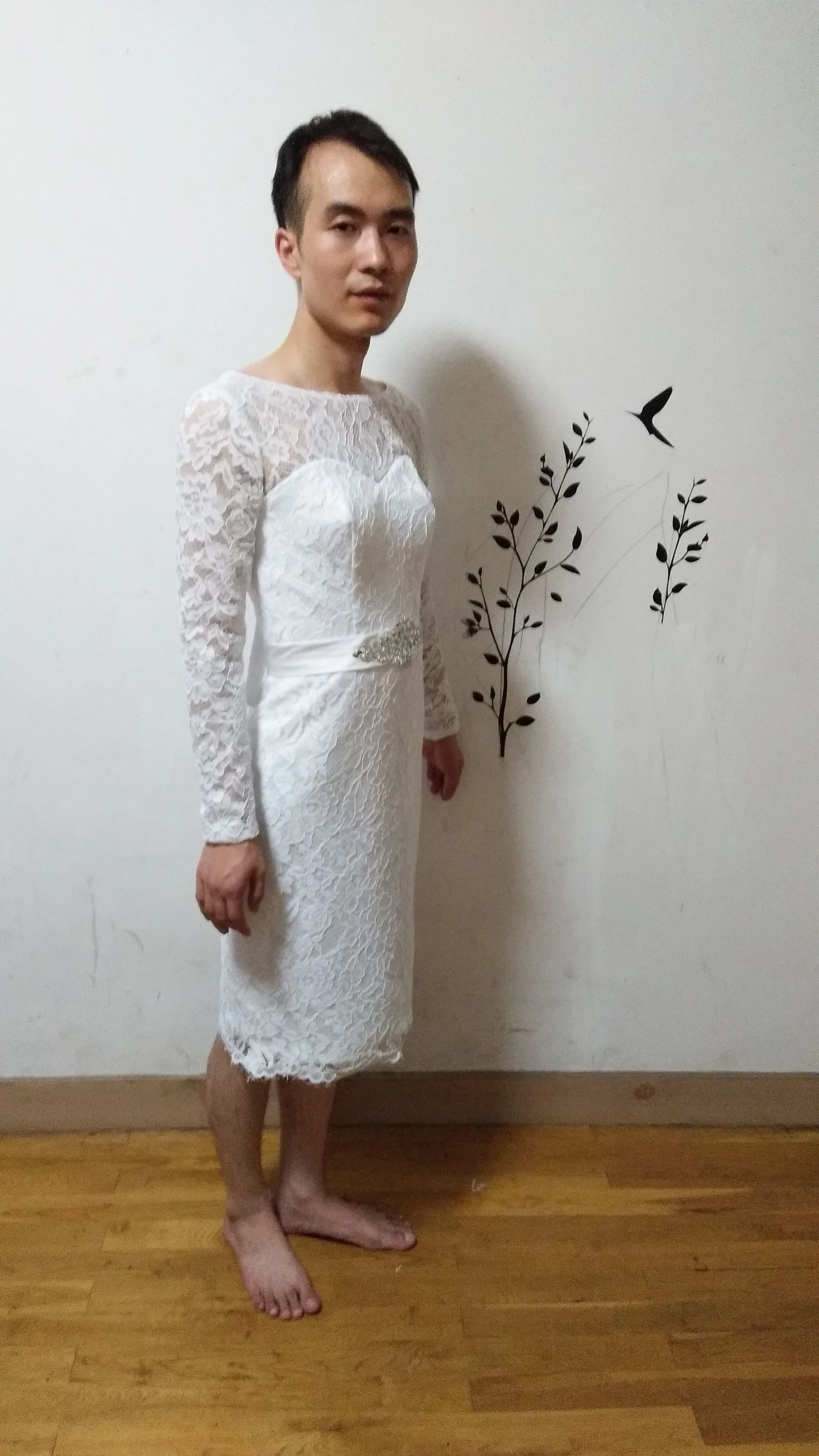 petite tea length dresses with sleeves