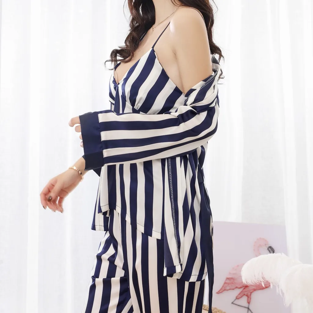 Ladies Silk Three Piece Pajamas Nightdress | blue n white silk nightwear pakistan | night dress 3 piece | silk nightwear in karachi | silk nightwear in rawalpindi | silk nightwear in islamabad | silk nightwear in lahore