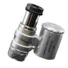Прочный Модный креативный мини 60X карманный микроскоп Ювелирное