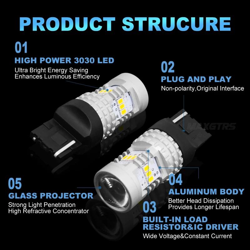 2 шт. Автомобильные светодиодные лампы T20 7440 W21W WY21W 14SMD 3020 12 В 24 В|12v car led lamp|car amber