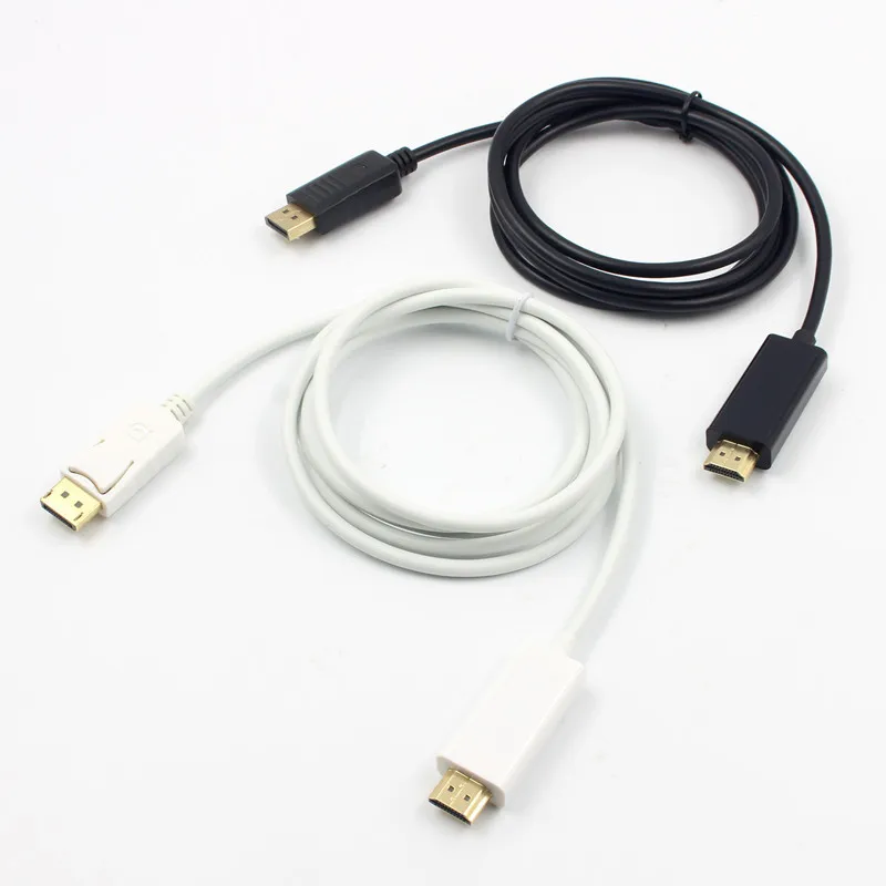 Кабель-переходник DP/HDMI 1 8 м внешний диаметр 5 0 для ПК ноутбука проектора |