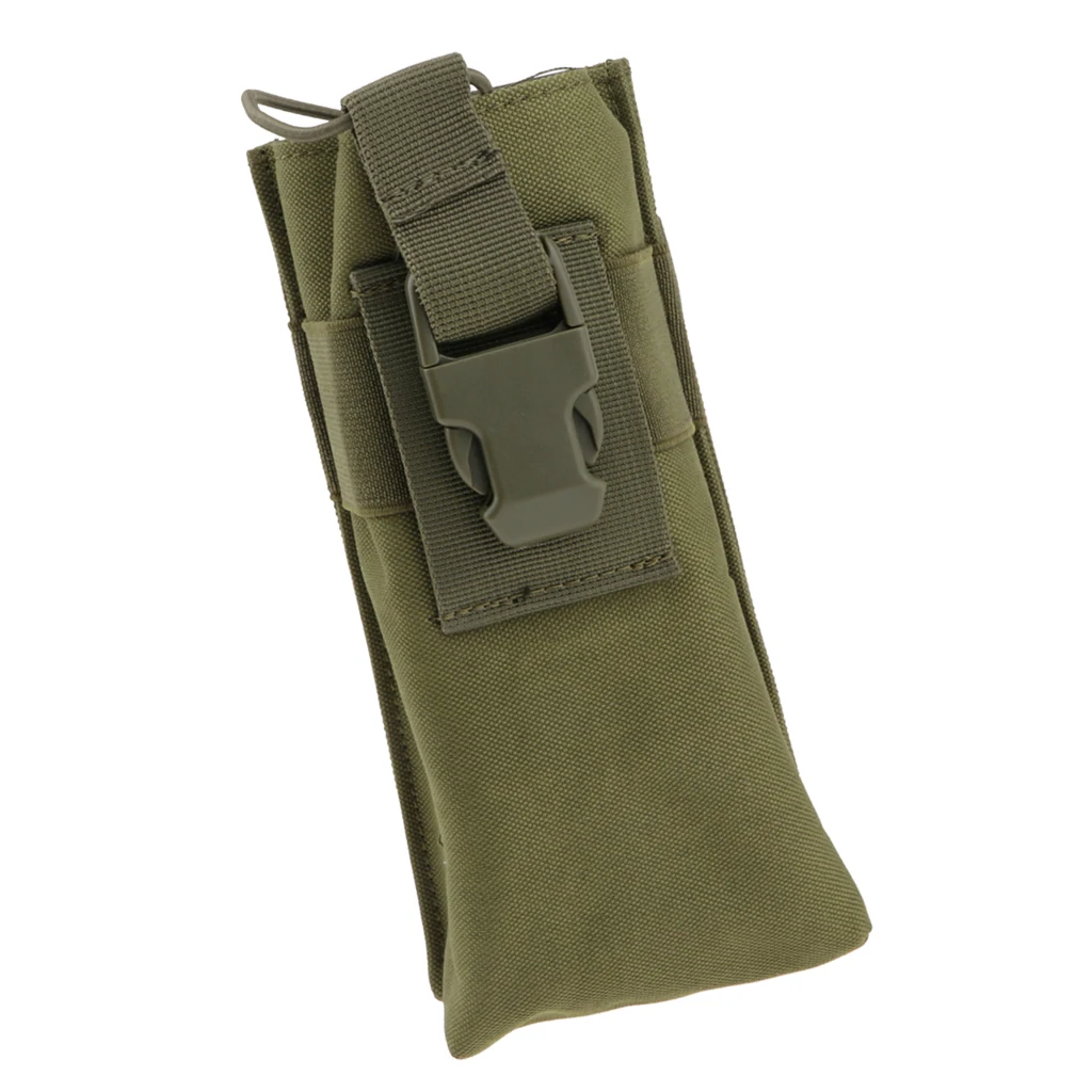 Outdoor Large Size Walkie Talkie Pocket Outdoor Mineral Water Bottle Bag Walkie Talkie Holder Holster Case Camouflage Pocket