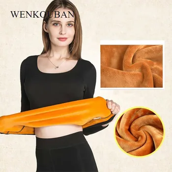 

Clothes For Women Winter Pullover Sweaters Thermal Underwear Tops Plus Cashmere Thick Fur Fleece Pull Femme Warm Pajamas 2020