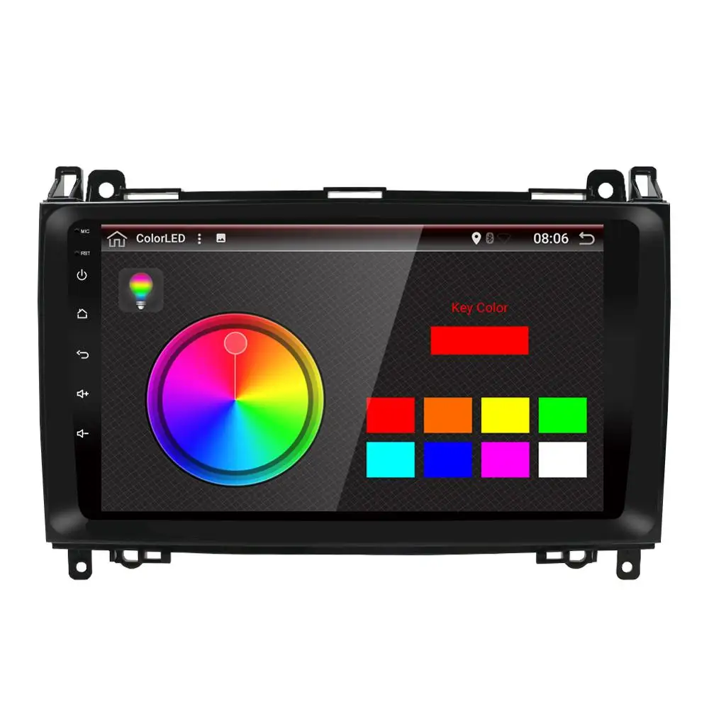 2 Din Android 9,0 2 Din автомагнитола Стерео gps для Mercedes Benz W639/Vito/Viano/W906 Sprinter/W169/W245 Wifi OBD DAB tv 4G SWC