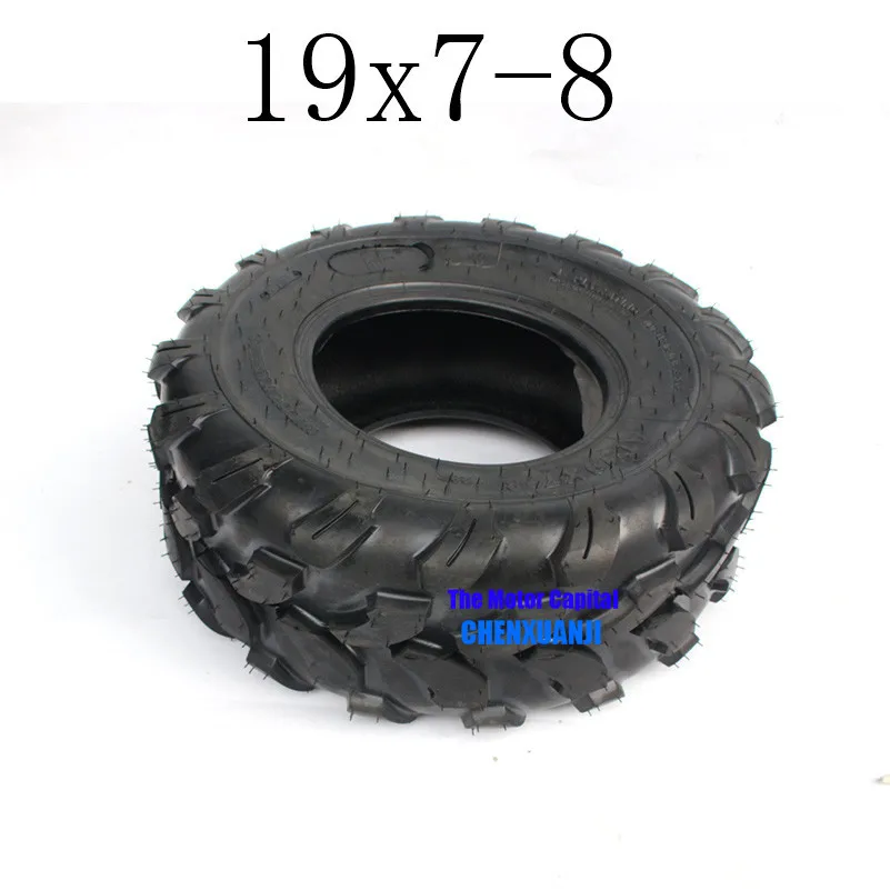 Супер хорошее качество картинг детская коляска ATV UTV 19x7-8 дюймов бескамерные шины 19*7-8 резиновые шины