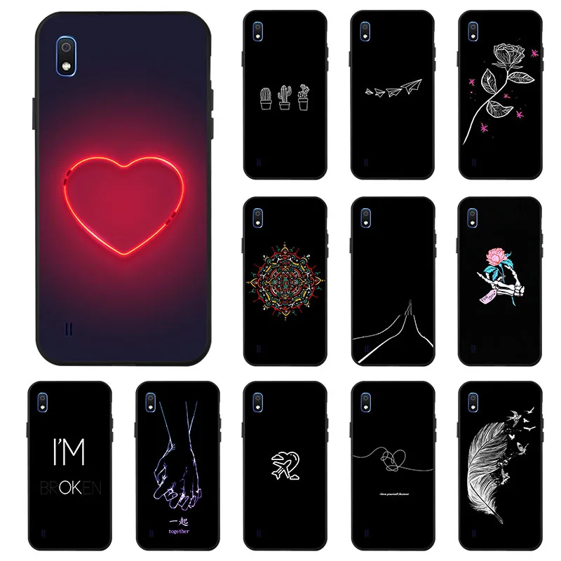 Чехол Ojeleye для Samsung Galaxy A10 A50 A31 A41 M31 Черный силиконовый чехол A51 A71 A70 A40 A10s A81 A91