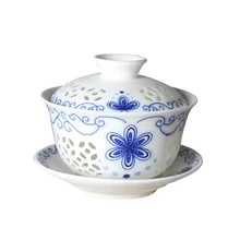 Jingdezhen кунгфу полая чаша для чая ручной работы керамические чайные инструменты 150 мл